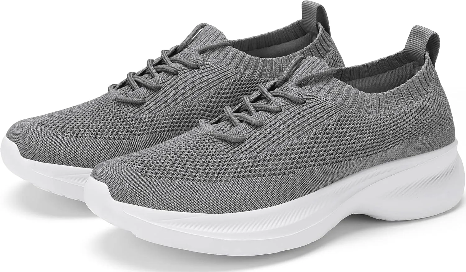 Santiro Mens Shoes Walking Tennis Shoes Comfortable Lightweight Sneakers Fashion Non Slip Mesh Gym Slip On Shoes