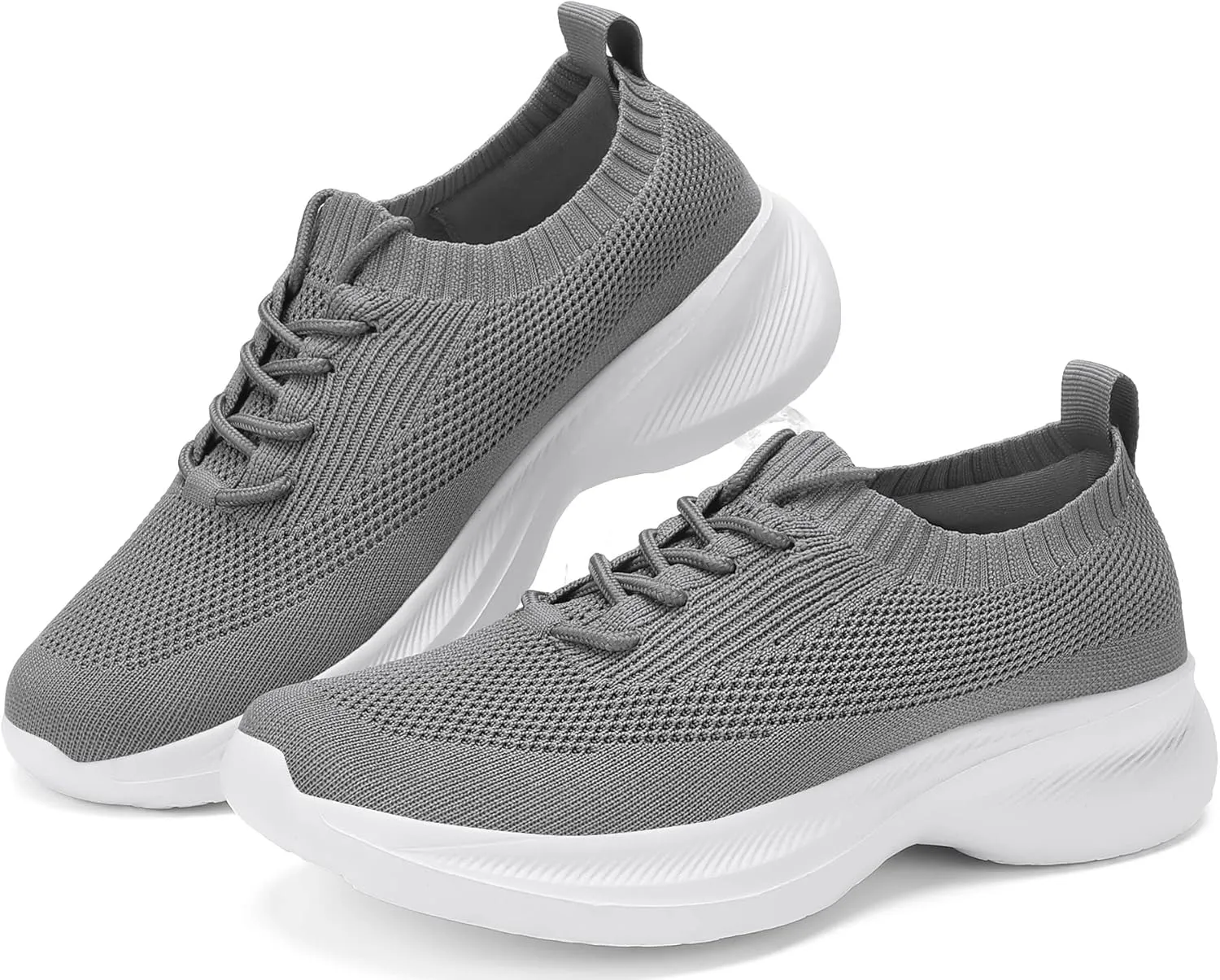 Santiro Mens Shoes Walking Tennis Shoes Comfortable Lightweight Sneakers Fashion Non Slip Mesh Gym Slip On Shoes