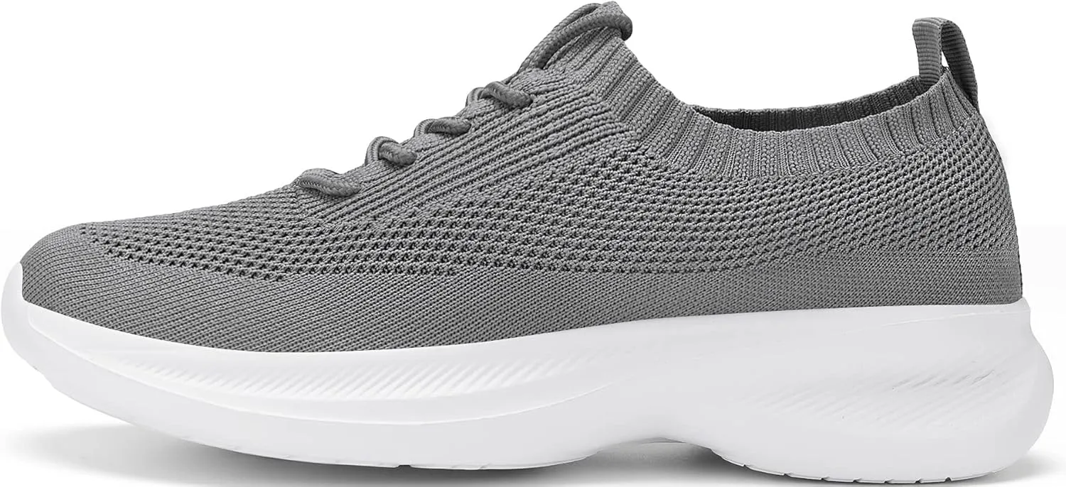Santiro Mens Shoes Walking Tennis Shoes Comfortable Lightweight Sneakers Fashion Non Slip Mesh Gym Slip On Shoes