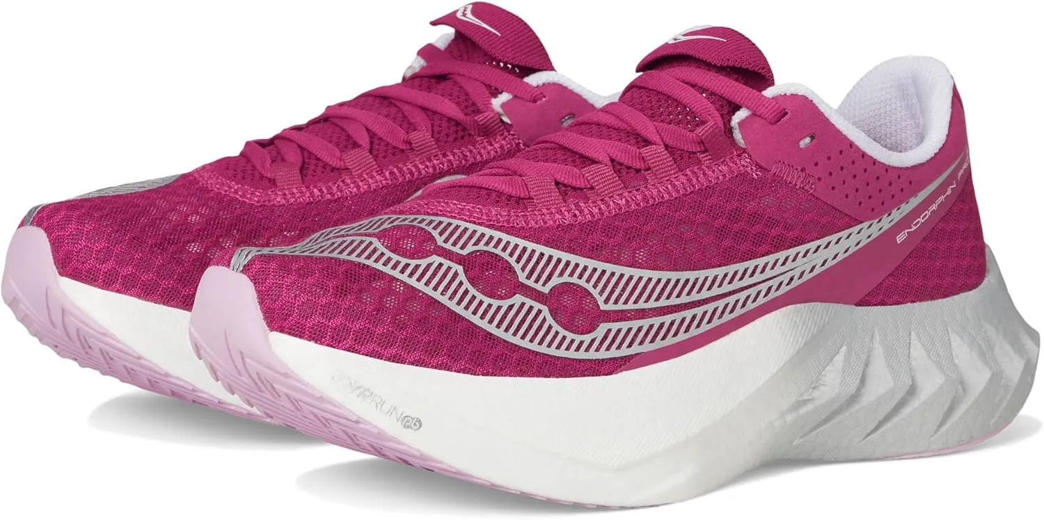 Saucony Women's Endorphin Pro 4 Sneaker, Magenta, 5.5
