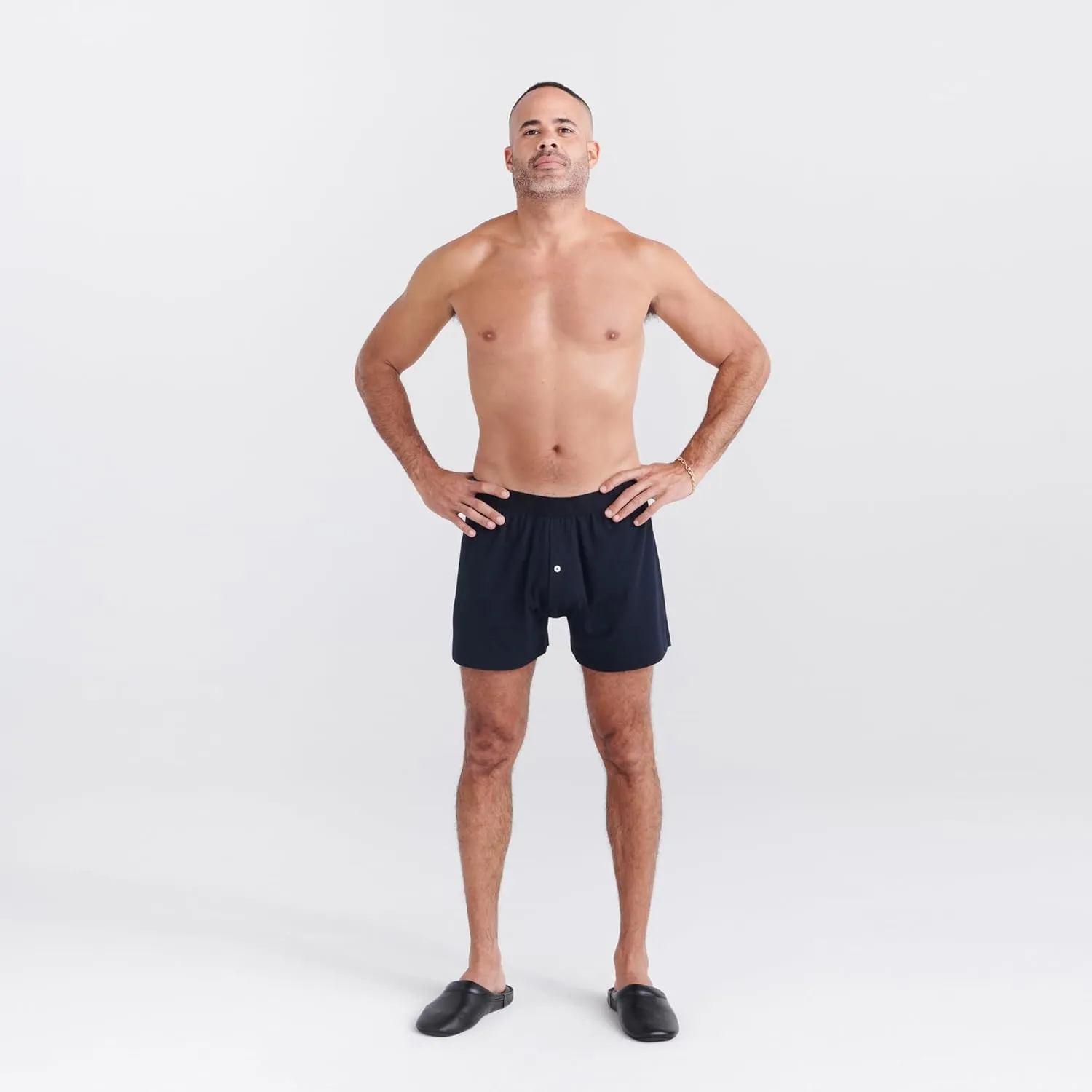 SAXX Underwear Co. Men's Underwear with Pouch Droptemp Cooling Sleep Boxer Fly