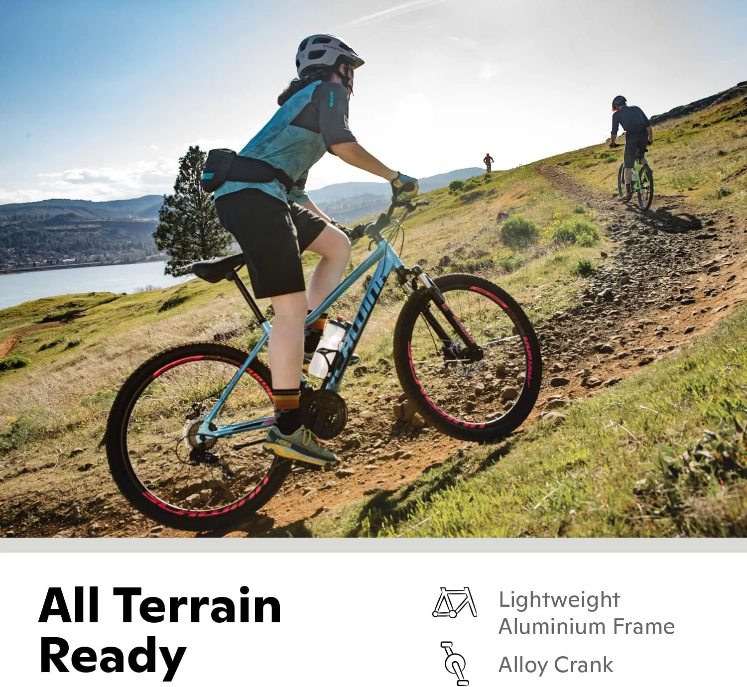 Schwinn High Timber Mountain Bike for Adult Youth Men Women Boys Girls, 24 to 29-Inch Wheels, 7 or 21-Speeds, Front Suspension, Aluminum and Steel Frame Options