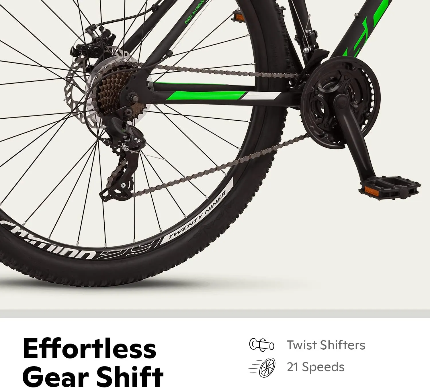 Schwinn High Timber Mountain Bike for Adult Youth Men Women Boys Girls, 24 to 29-Inch Wheels, 7 or 21-Speeds, Front Suspension, Aluminum and Steel Frame Options
