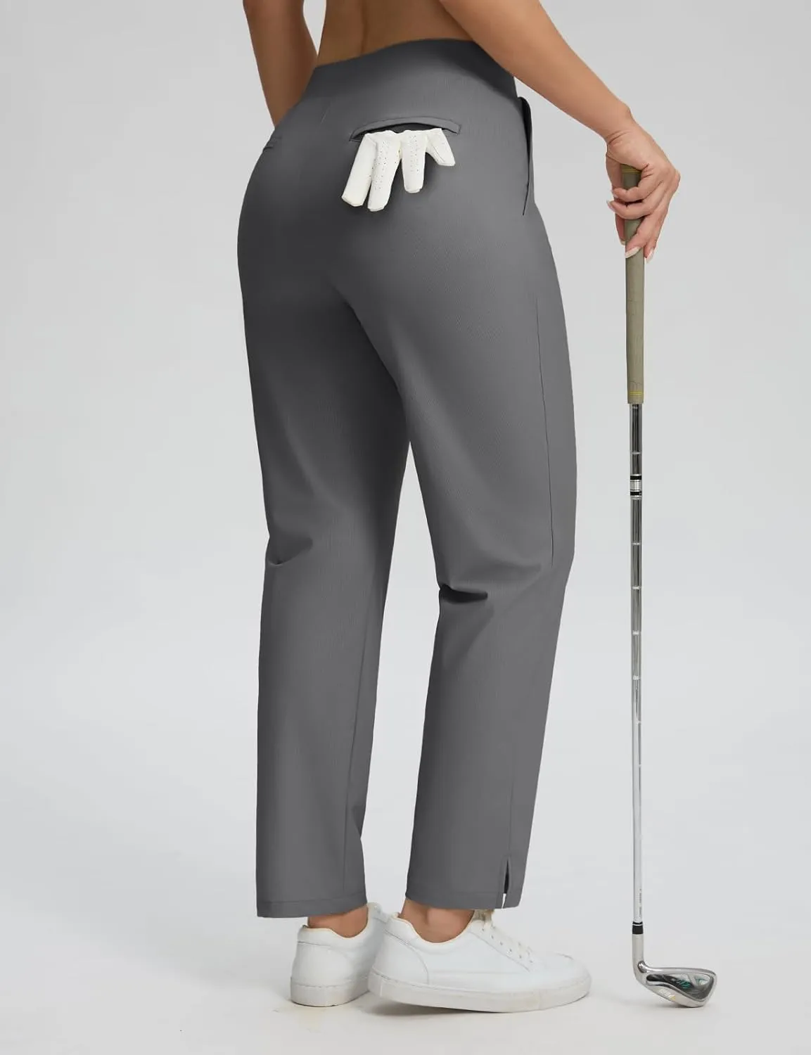 Seamaid Womens Golf Pants Lightweight Casual Travel Pants with Zipper Pockets Stretchy Work Business