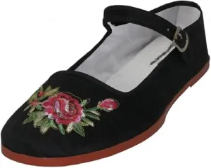 Shoes8teen Womens Sequins Glitter Round Toe Ballet Flat with Bow