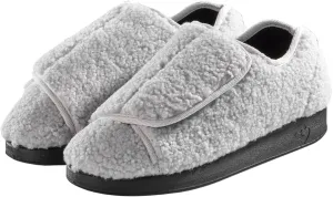 Silverts Diabetic Slippers for Women | Extra-Wide Non-Slip Comfortable Shoes for Elderly, Swelling, Sensitive Feet