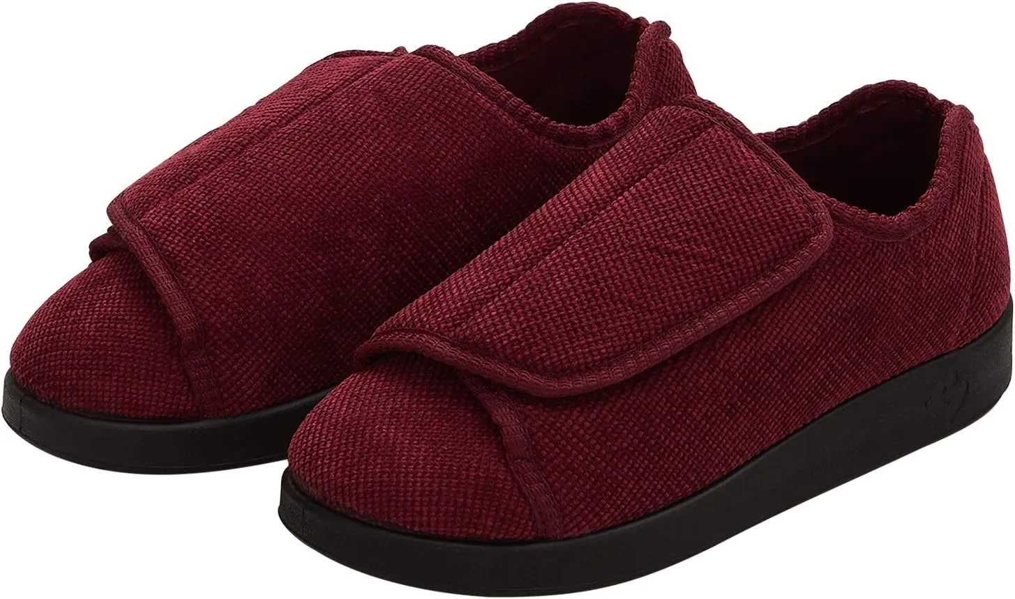 Silverts Diabetic Slippers for Women | Extra-Wide Non-Slip Comfortable Shoes for Elderly, Swelling, Sensitive Feet