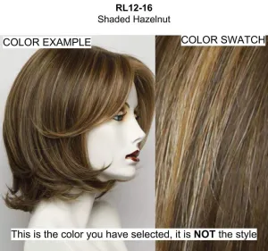 Simmer Elite Wig Color RL12/16 HONEY TOAST - 11.5" Sheer Indulgence Light Long Heat Friendly Synthetic Lace Front Monofilament Top Hand-Tied base Bundle MaxWigs Hairloss Booklet