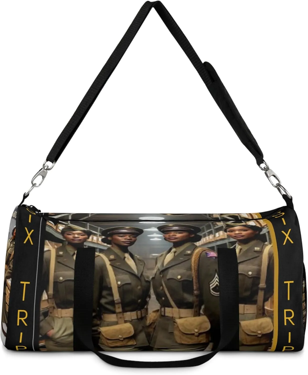 Six Triple Eight (6888) Inspired Duffel Bag - Stylish Travel Accessory for Veterans & Supporters, Gym Bag, Sport Gear