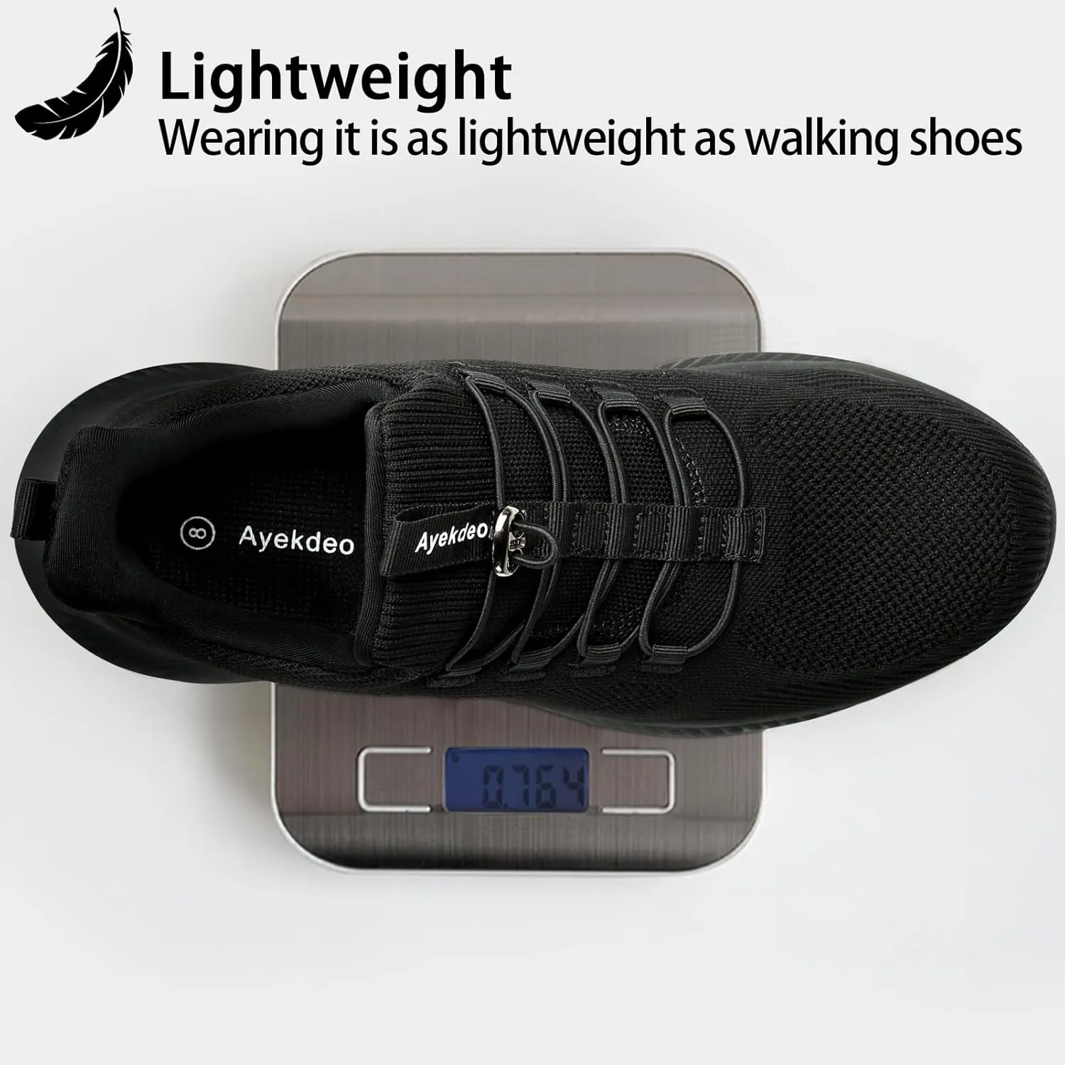 Slip On Steel Toe Shoes for Men Work Safety Sneakers Comfortable Indestructible Industrial Construction Footwear