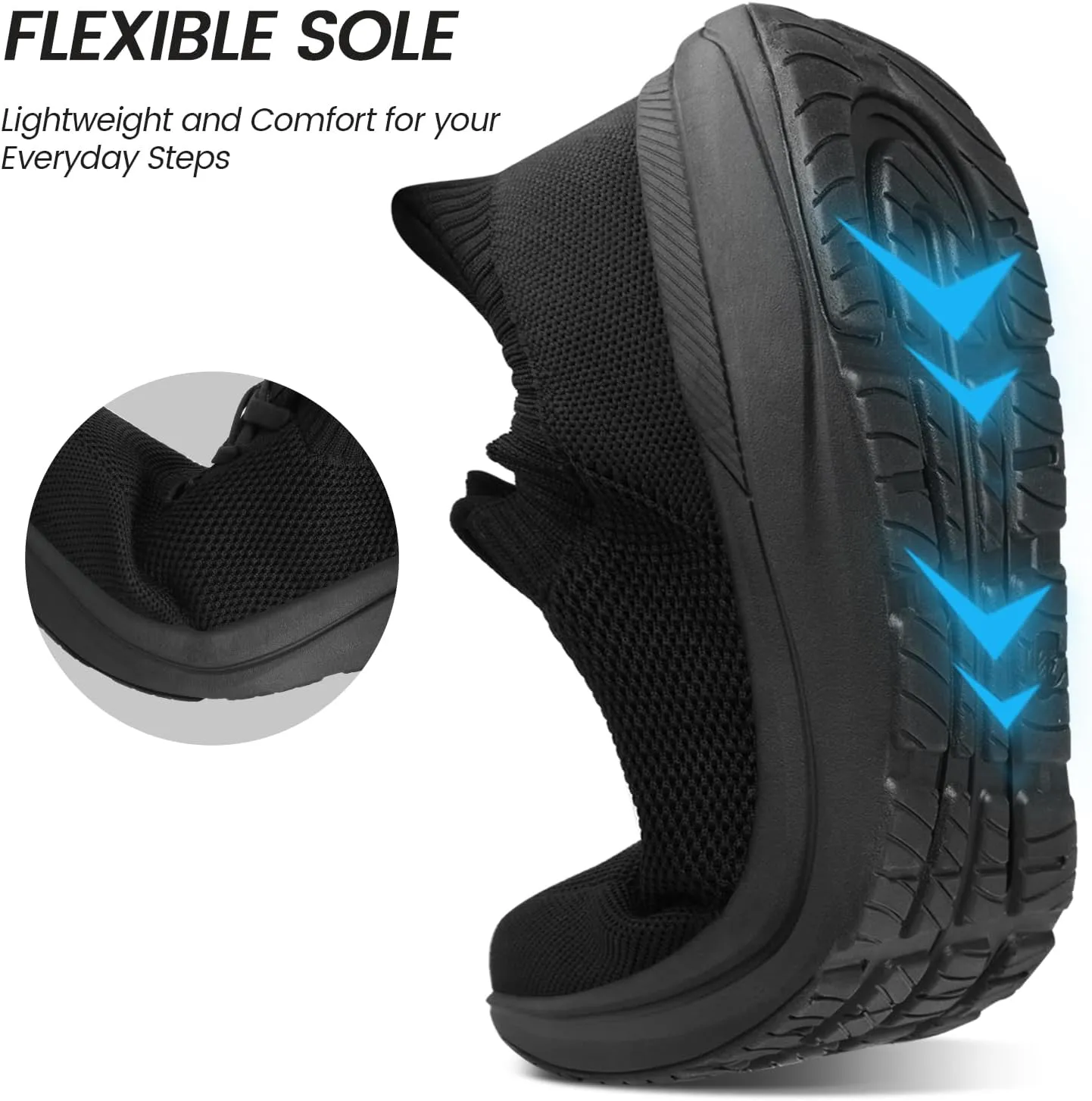 Slip On Steel Toe Shoes for Men Work Safety Sneakers Comfortable Indestructible Industrial Construction Footwear