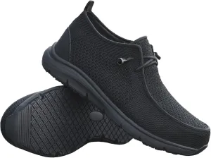 Slip On Steel Toe Shoes Men Women Waterproof Non Slip Lightweight Comfortable Walking Loafers No-Laces