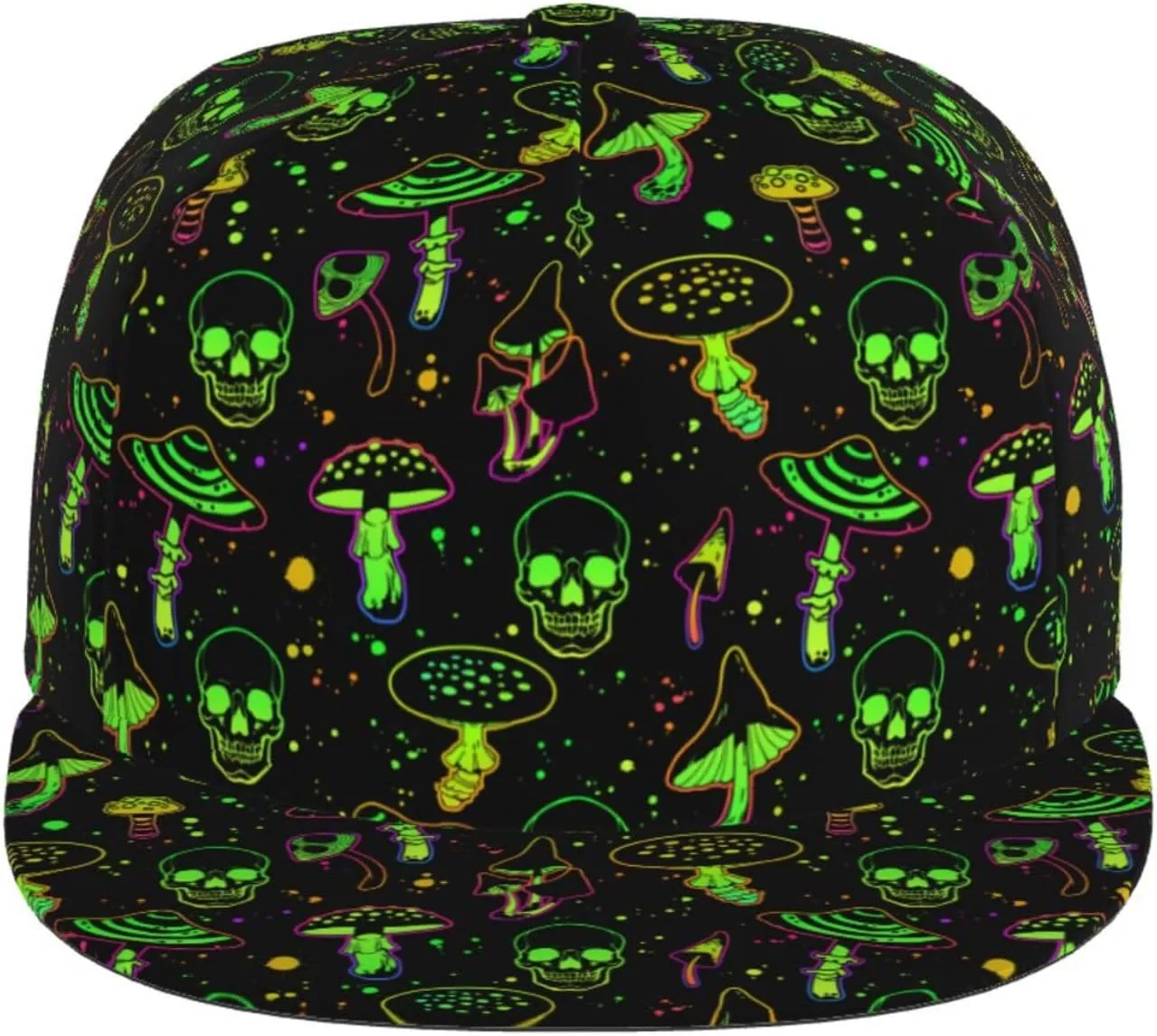 Snapback Hat for Men Women,Stylish Flat Bill Hat Baseball Caps Adjustable Flat Brim Hip Hop Baseball Hats