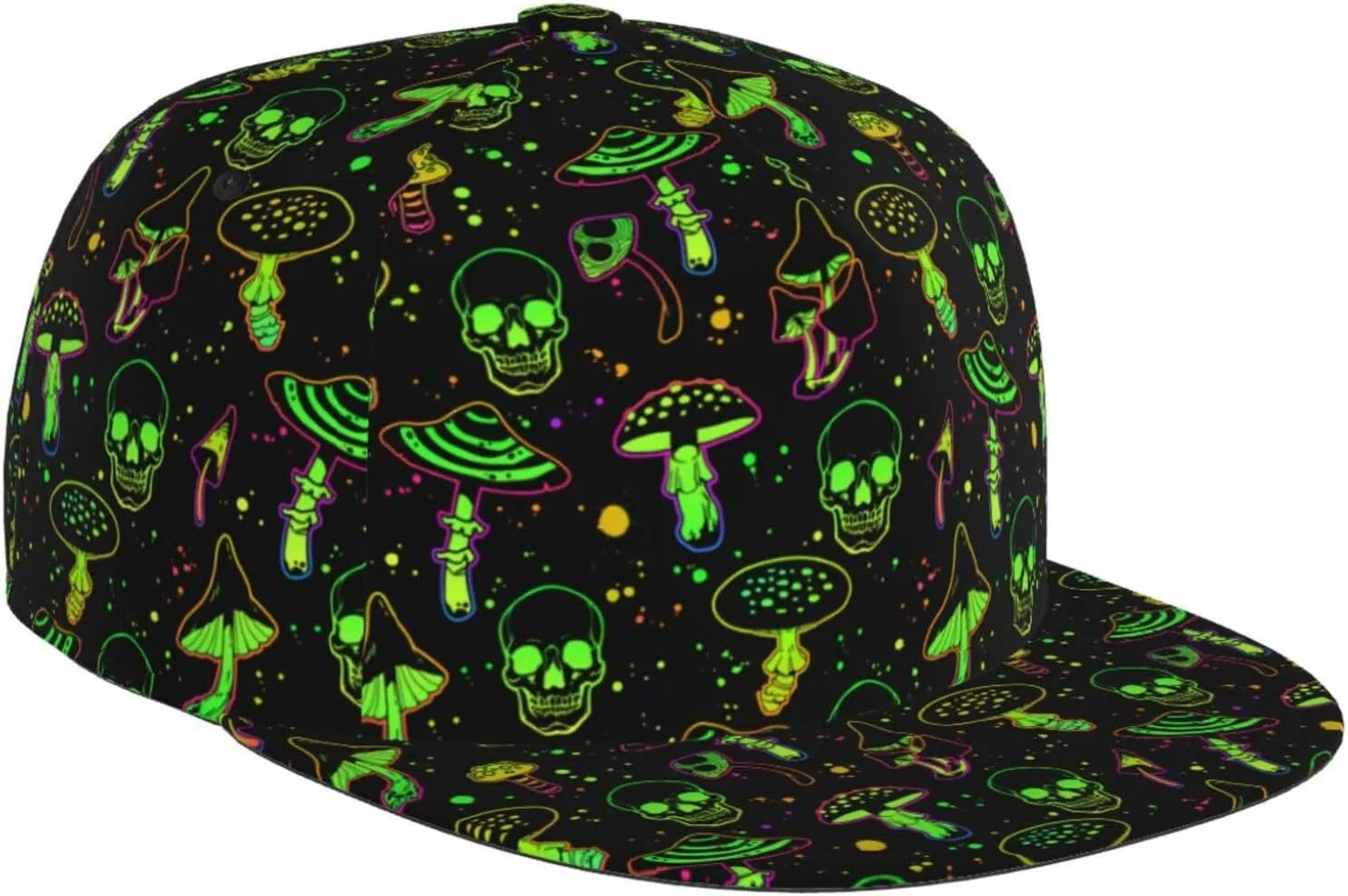 Snapback Hat for Men Women,Stylish Flat Bill Hat Baseball Caps Adjustable Flat Brim Hip Hop Baseball Hats