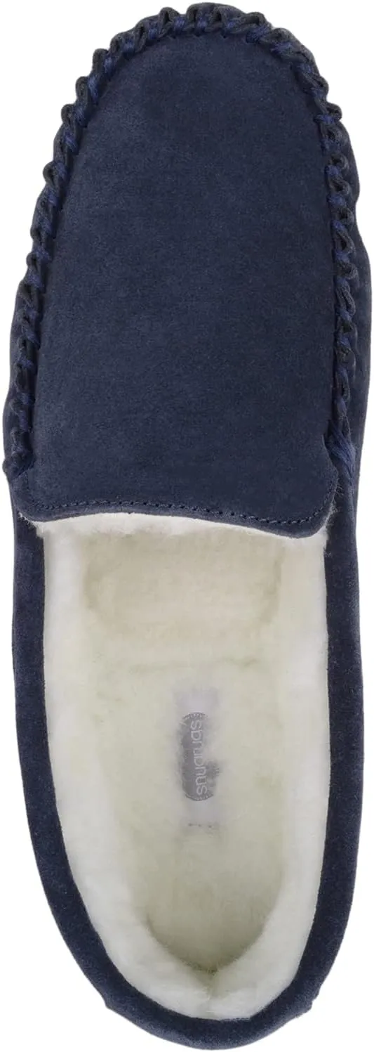 SNUGRUGS Men's Hugo Lambswool Loafer Moccasin Slippers