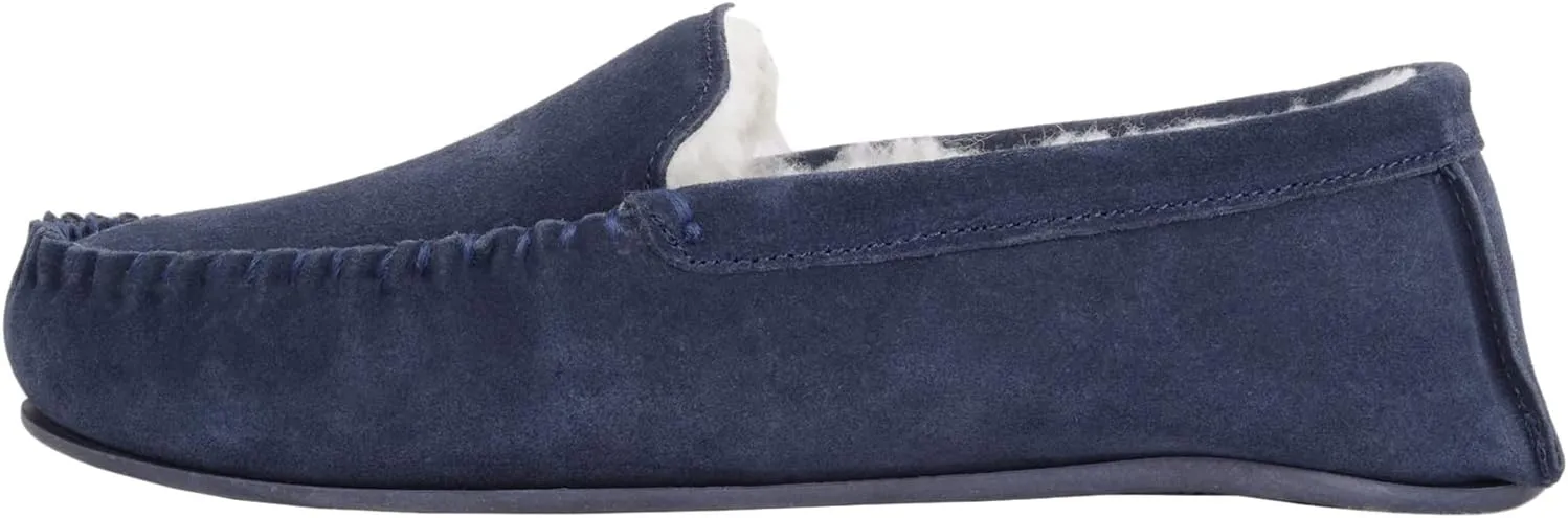 SNUGRUGS Men's Hugo Lambswool Loafer Moccasin Slippers
