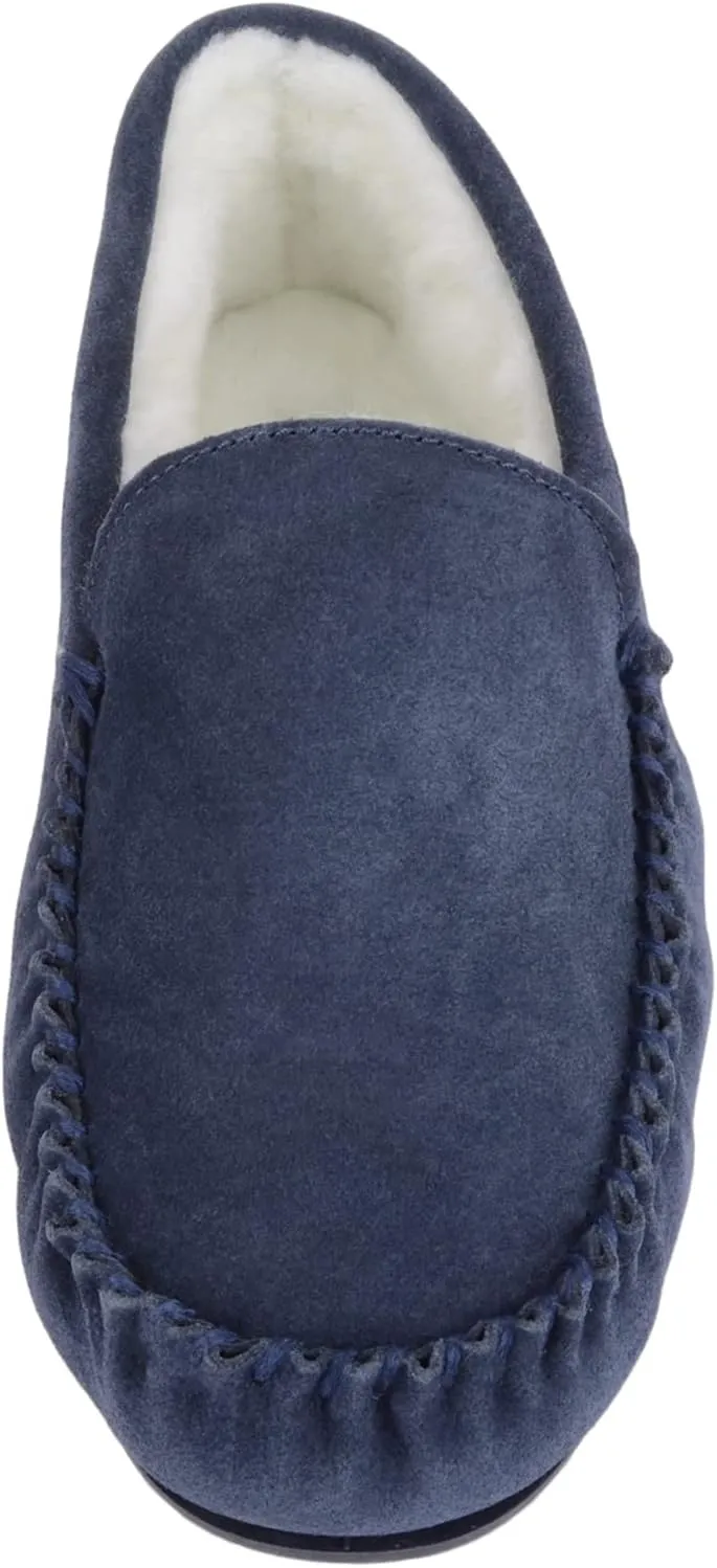 SNUGRUGS Men's Hugo Lambswool Loafer Moccasin Slippers