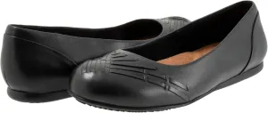 SoftWalk Women's Ballet Flat, Black, 8 Wide