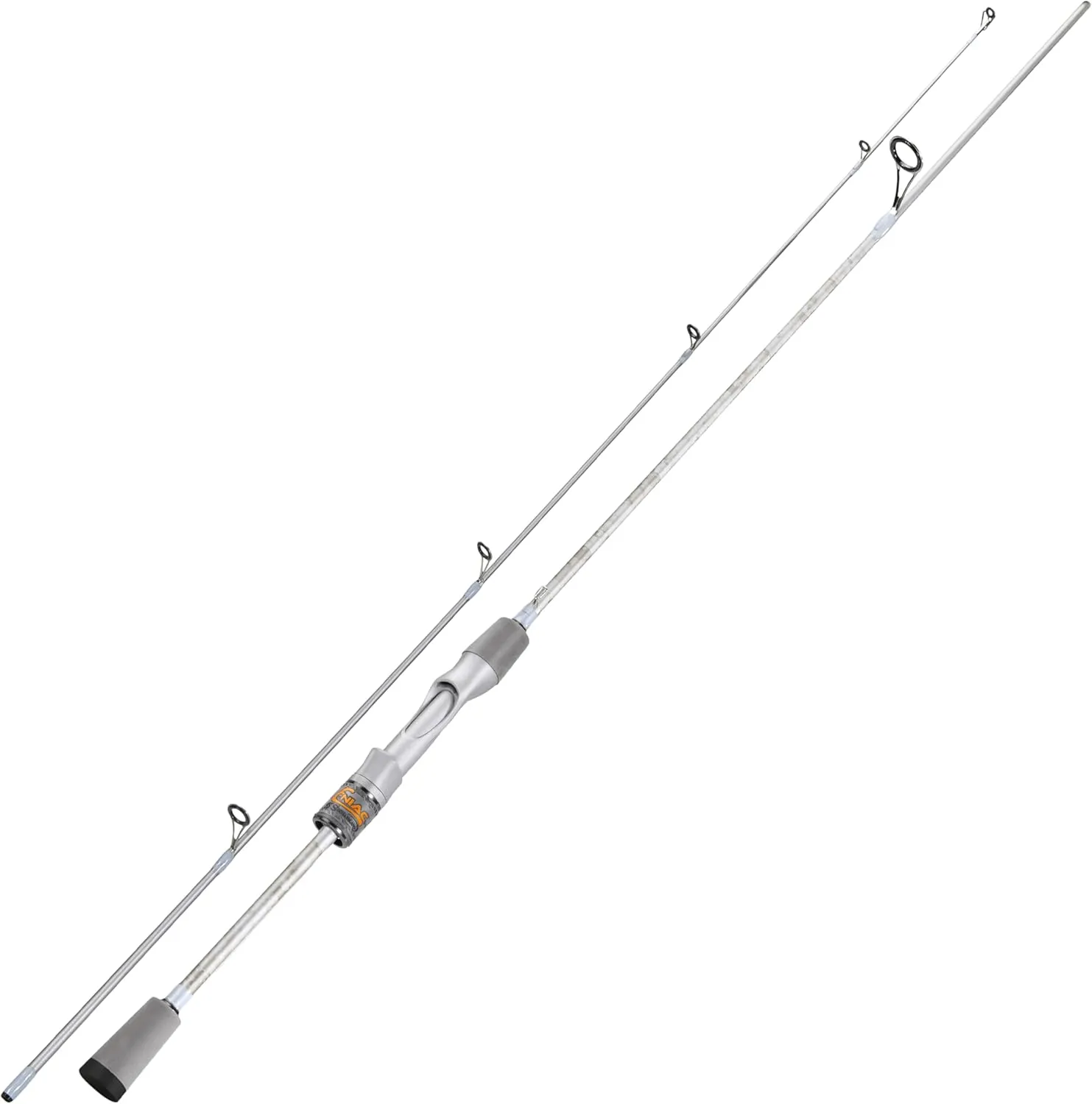 Sougayilang Fishing Pole, IM6 Graphite Spinning Rod & Casting Rod - Two Pieces, SuperPolymer Handle Fishing Rod for Bass Fishing