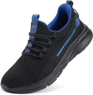 Steel Toe Shoes for Men Women Indestructible Puncture Proof Safety Work Shoes Comfortable Slip Resistant Sneakers Airy for Construction
