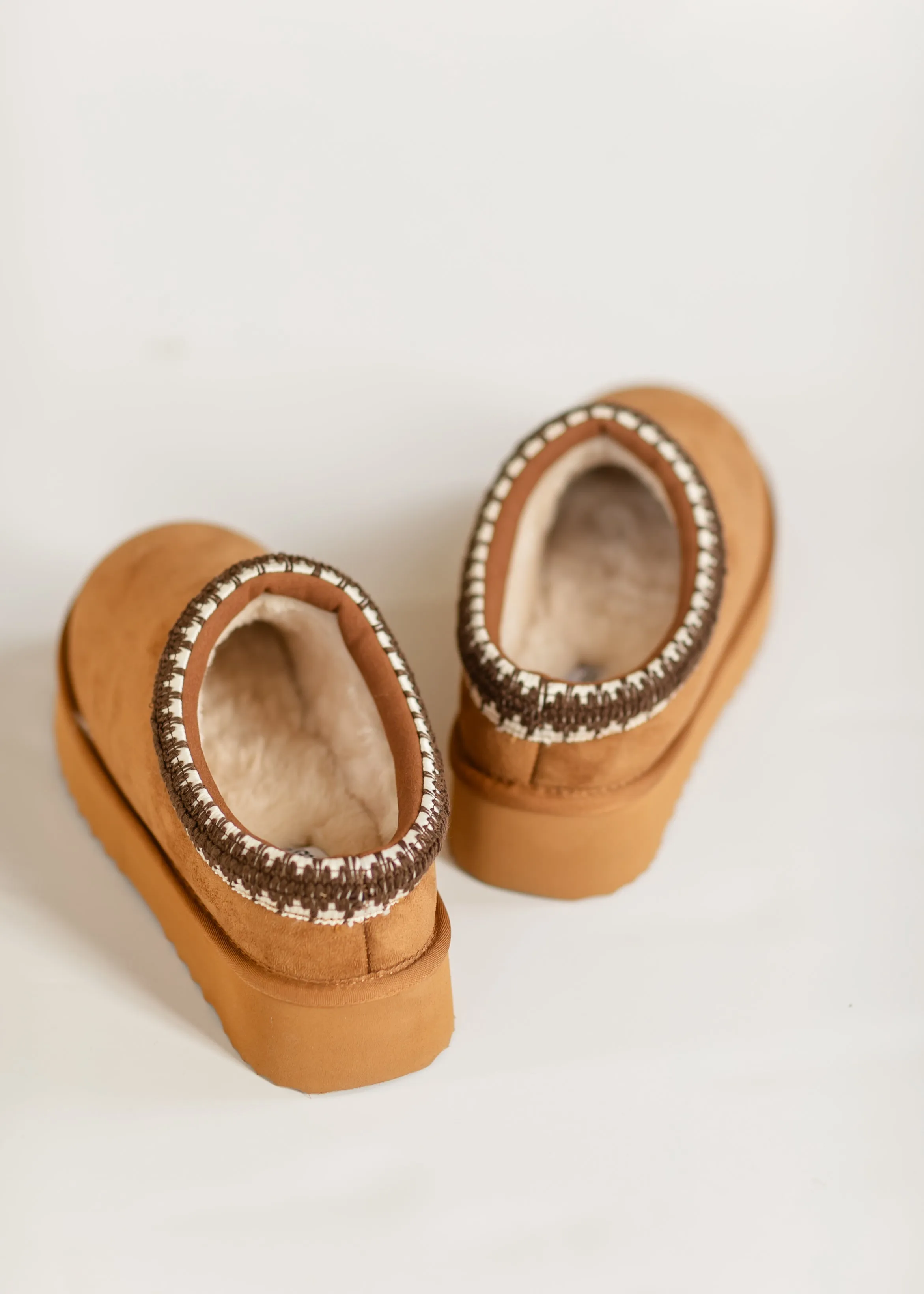 Steve Madden® Selena Chestnut Suede Platform Slippers - FINAL SALE