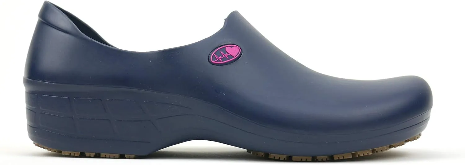 Sticky Nursing Shoes Women - Chefs - Kitchen - Nurses - Clogs for Work - Waterproof Non Slip