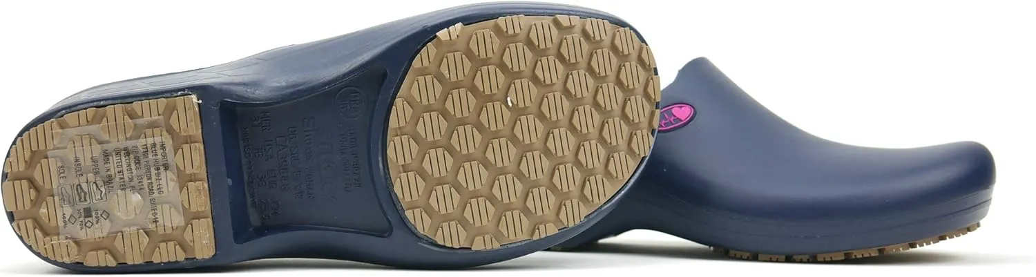 Sticky Nursing Shoes Women - Chefs - Kitchen - Nurses - Clogs for Work - Waterproof Non Slip