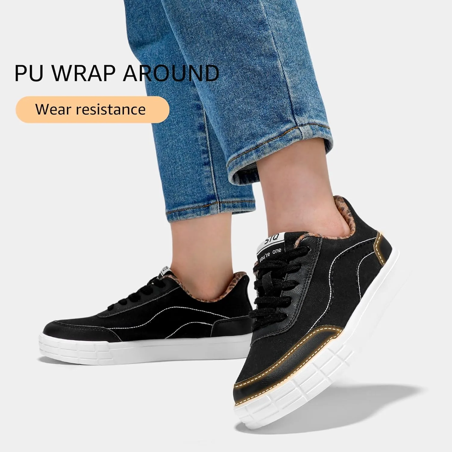 STQ Slip on Canvas Shoes for Women | Lightweight Skate Shoes Comfortable Tennis Sneakers