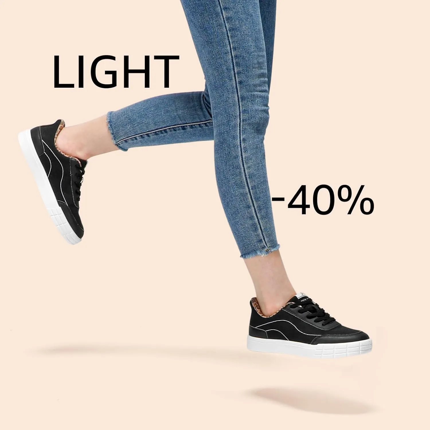 STQ Slip on Canvas Shoes for Women | Lightweight Skate Shoes Comfortable Tennis Sneakers