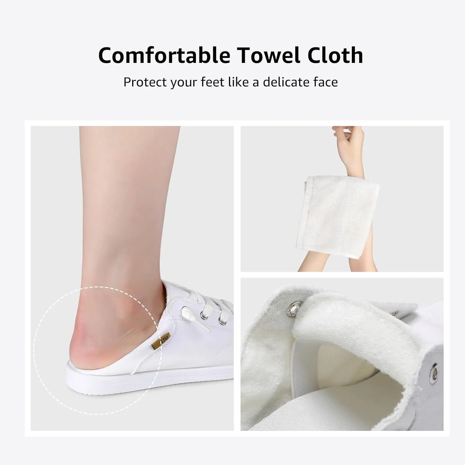 STQ Slip on Sneakers for Women Casual Canvas Shoes Machine Washable