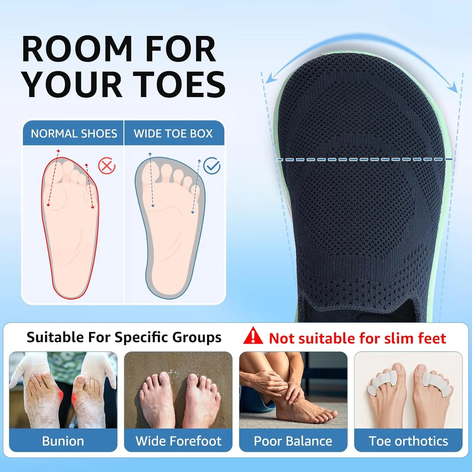 STQ Slip on Sneakers Women Walking Shoes with Arch Support Comfortable Non-Slip Nurse Shoes