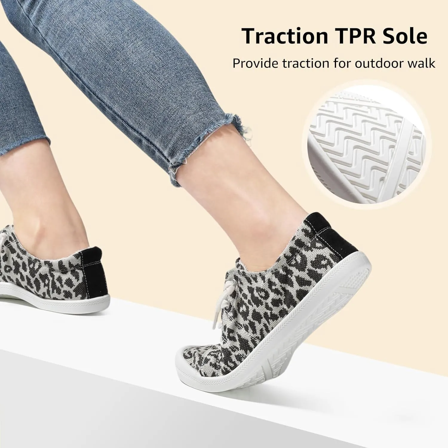 STQ Women Slip On Sneakers, Comfortable Casual Canvas Shoes