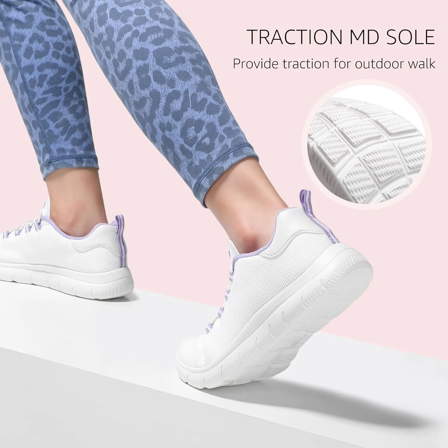 STQ Womens Walking Shoes Slip On Mesh Sneakers Lightweight Comfortable Arch Support