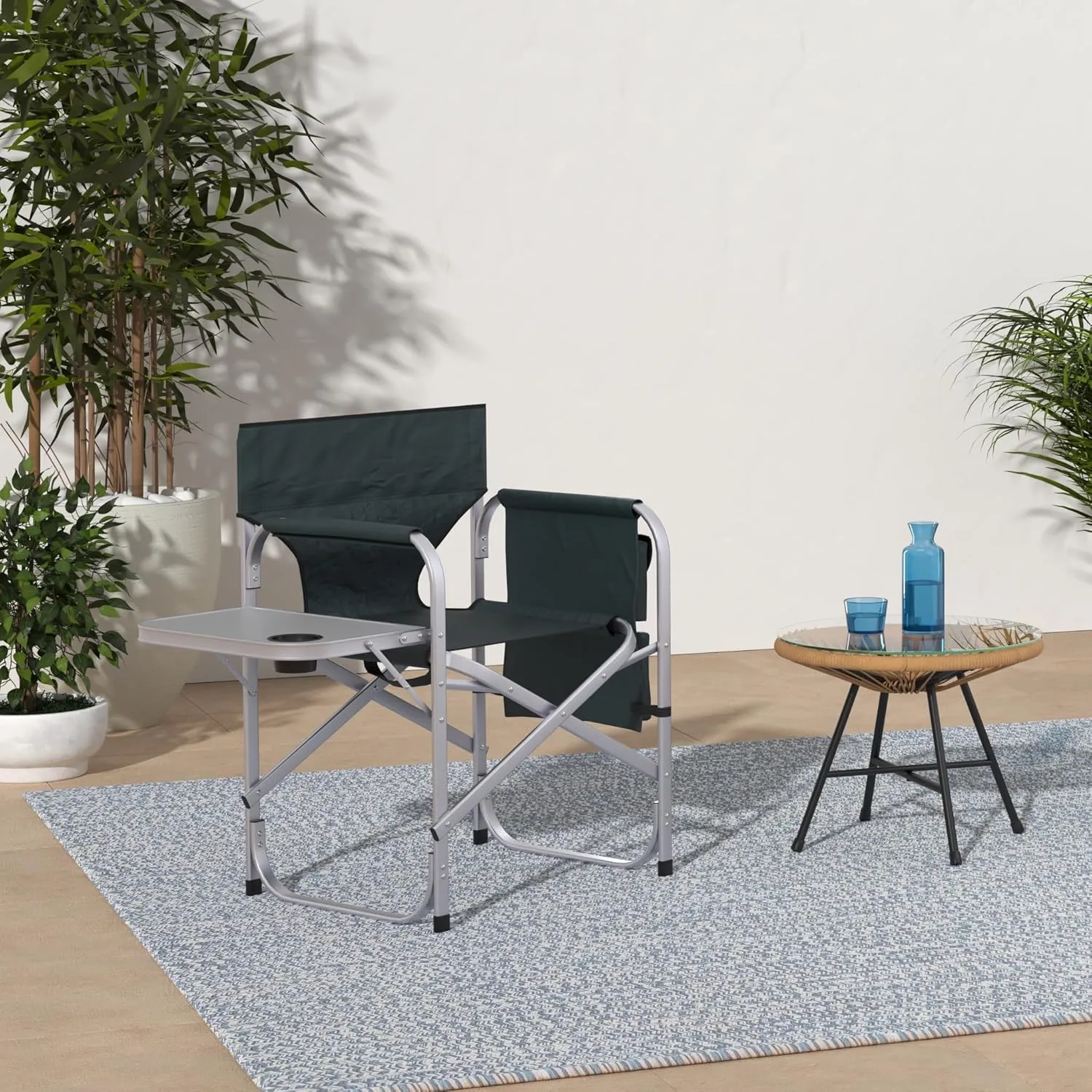 Stylish Camping Full Back Folding Director's Chair