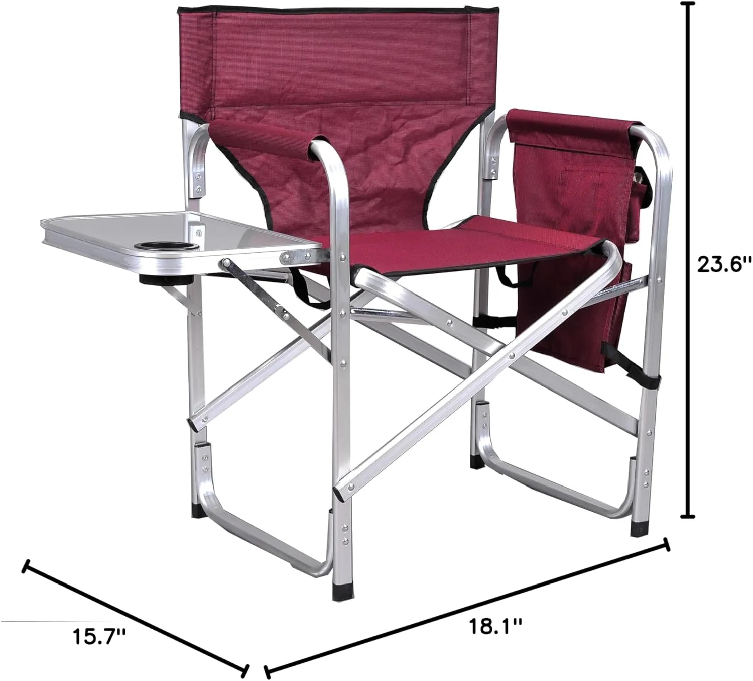 Stylish Camping Full Back Folding Director's Chair