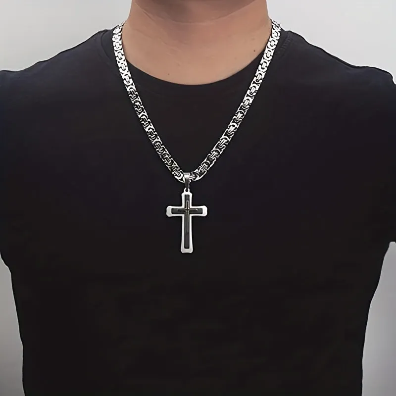 Stylish Stainless Steel Flat Chain Set