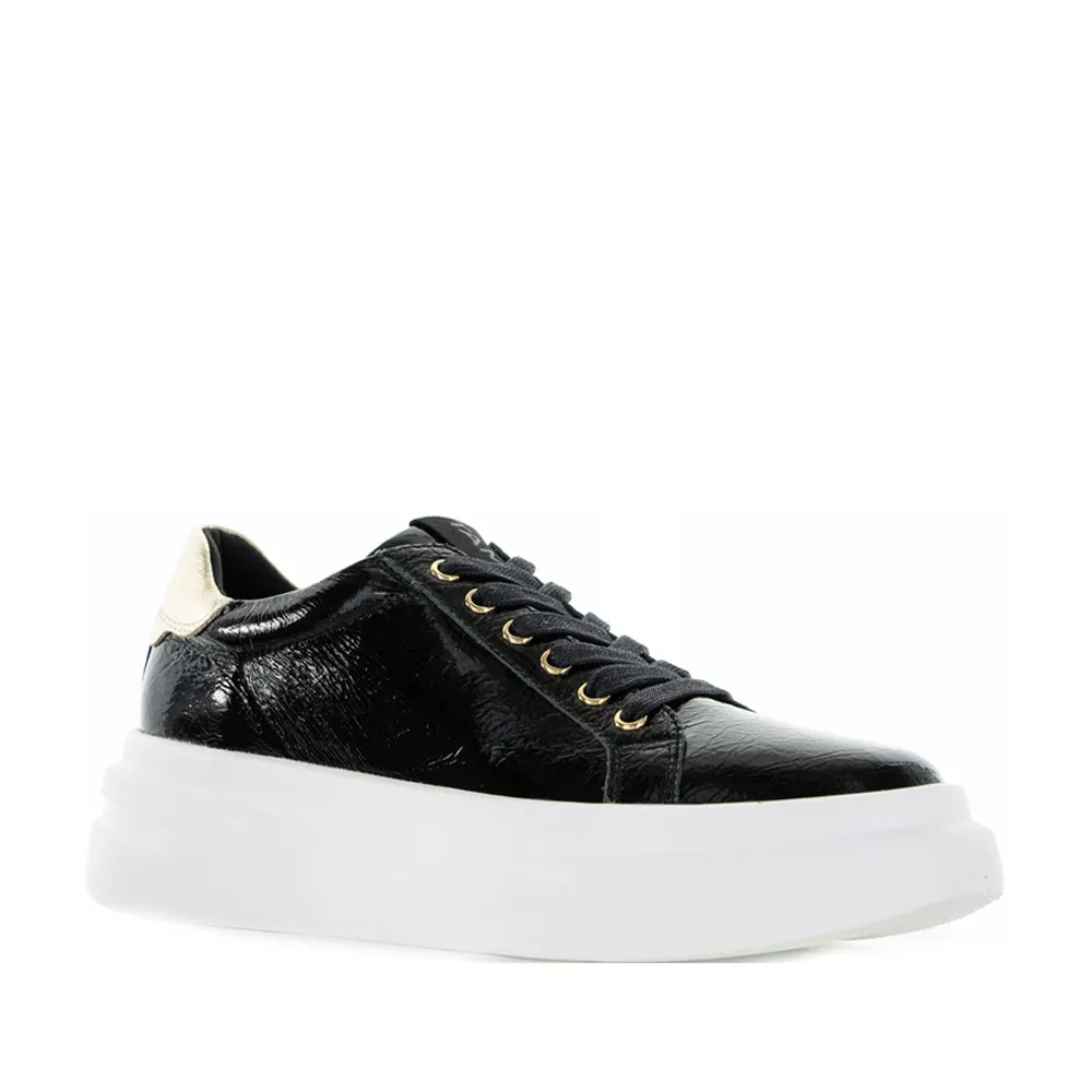 TAMARA LONDON BAILEY BLACK PAT GOLD