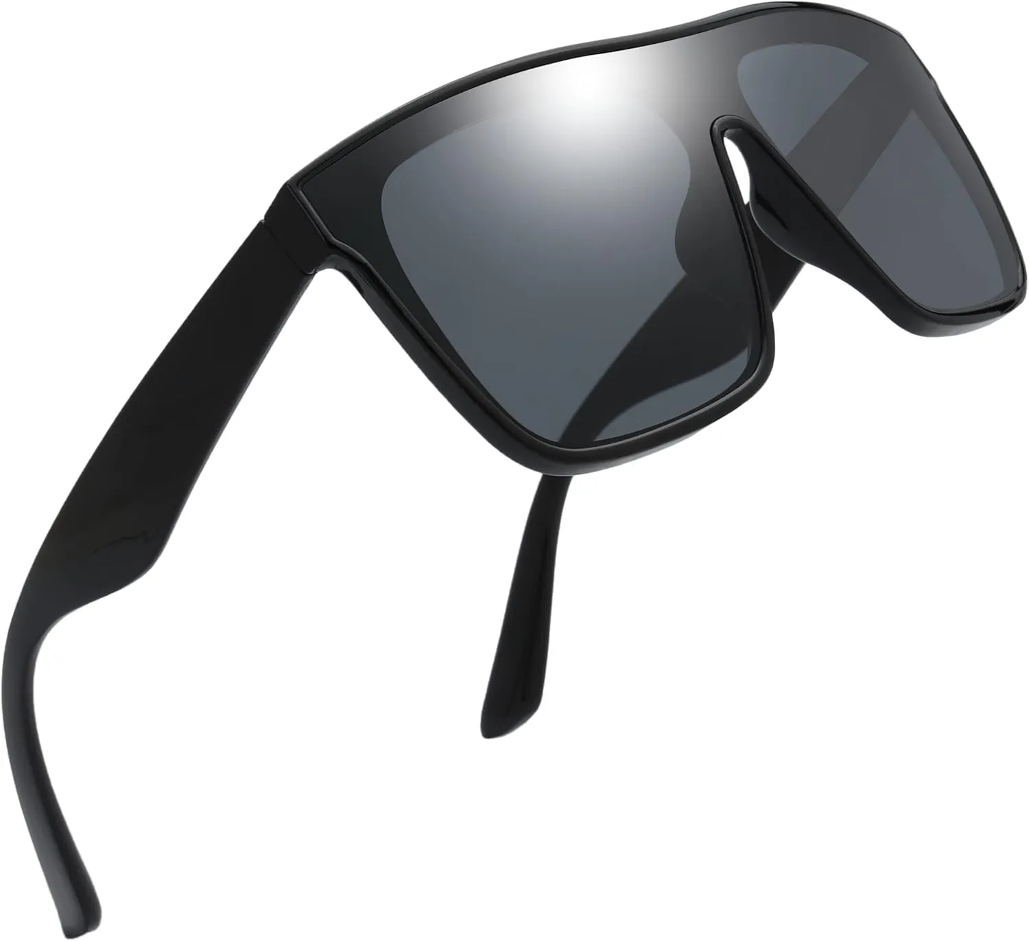 The Fresh Large Oversized Fashion Square Flat Top Sunglasses - Exquisite Packaging