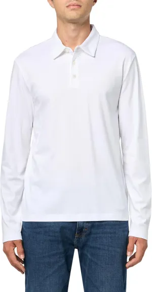Theory Men's Polo Long Sleeve in Clinton Knit