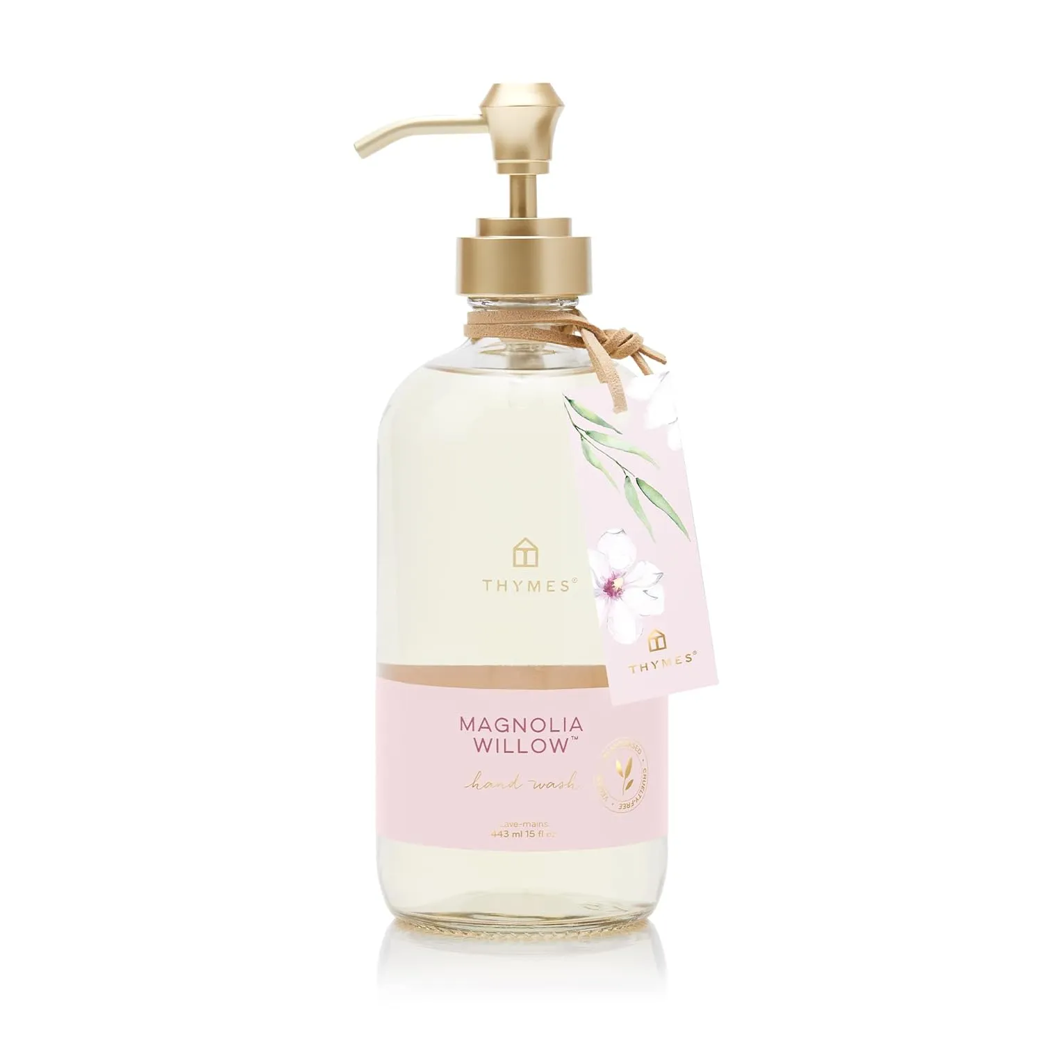 Thymes Hand Wash, Large - Magnolia Willow - 15.0 Fl Oz