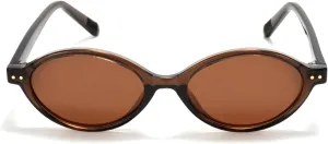 TIJN Olisa Retro Oval Sunglasses for Women Men,Polarized UV Protection Shades,Stylish Frame Sun Glasses,Trendy Sunnies