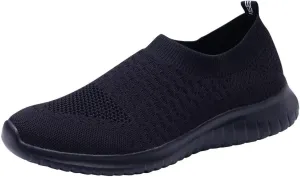 TIOSEBON Women's Athletic Walking Shoes Slip On Casual Mesh-Comfortable Tennis Workout Sneakers
