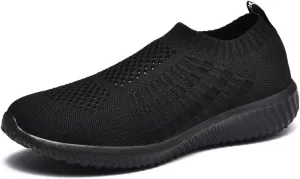 TIOSEBON Women's Athletic Walking Shoes Slip On Casual Mesh-Comfortable Tennis Workout Sneakers
