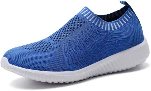 TIOSEBON Women's Athletic Walking Shoes Slip On Casual Mesh-Comfortable Tennis Workout Sneakers