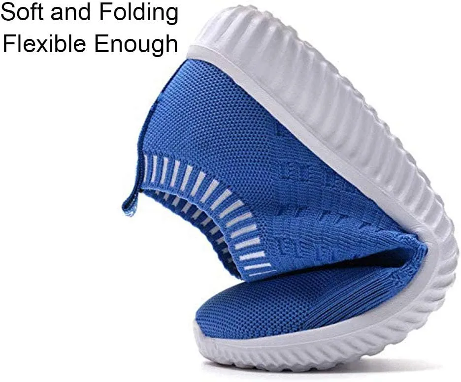 TIOSEBON Women's Athletic Walking Shoes Slip On Casual Mesh-Comfortable Tennis Workout Sneakers
