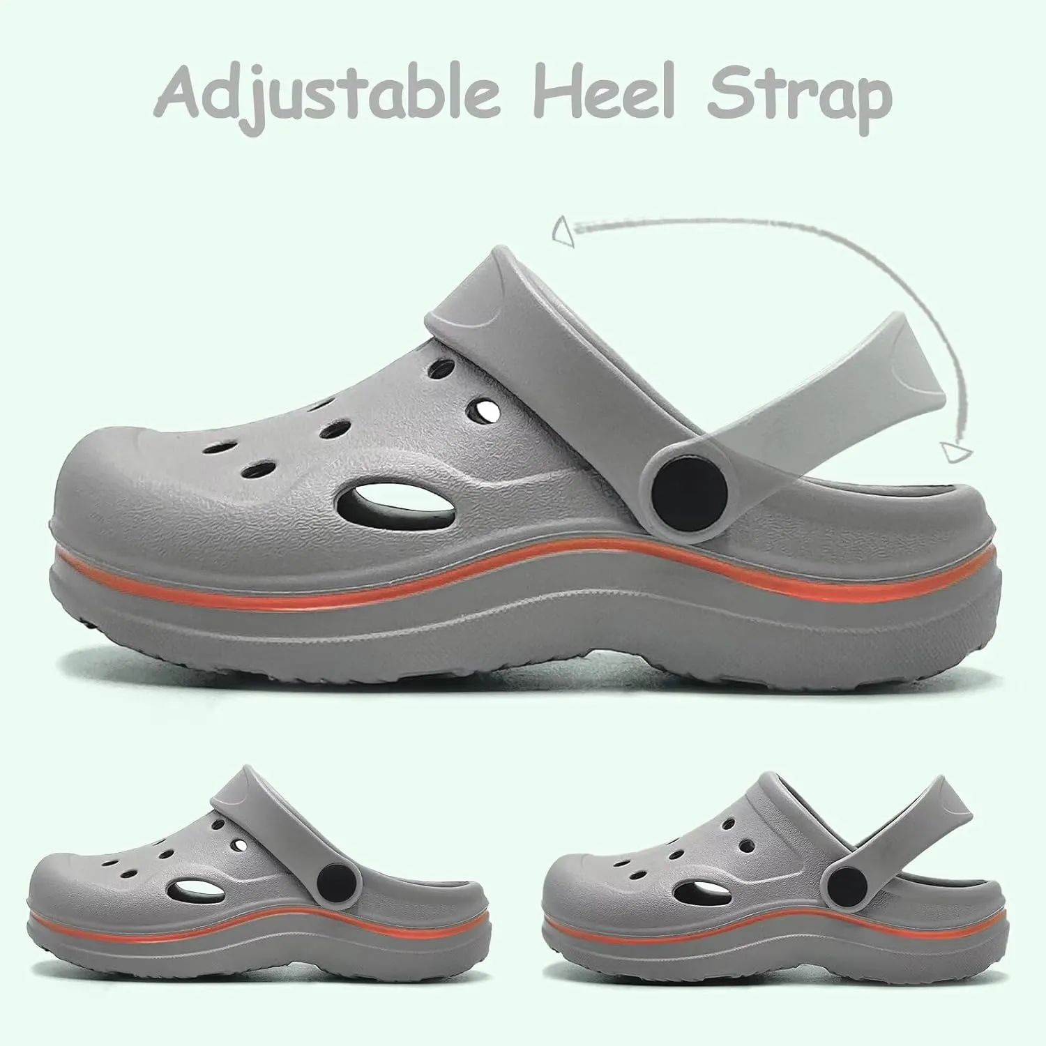 Toddler Girls Boys Clogs Classic Garden Shower Beach Pool Swim Slip on Sandals Slides Children Kid Cute Water Shoes