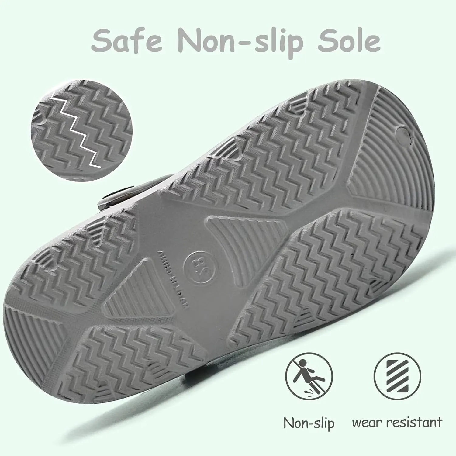 Toddler Girls Boys Clogs Classic Garden Shower Beach Pool Swim Slip on Sandals Slides Children Kid Cute Water Shoes