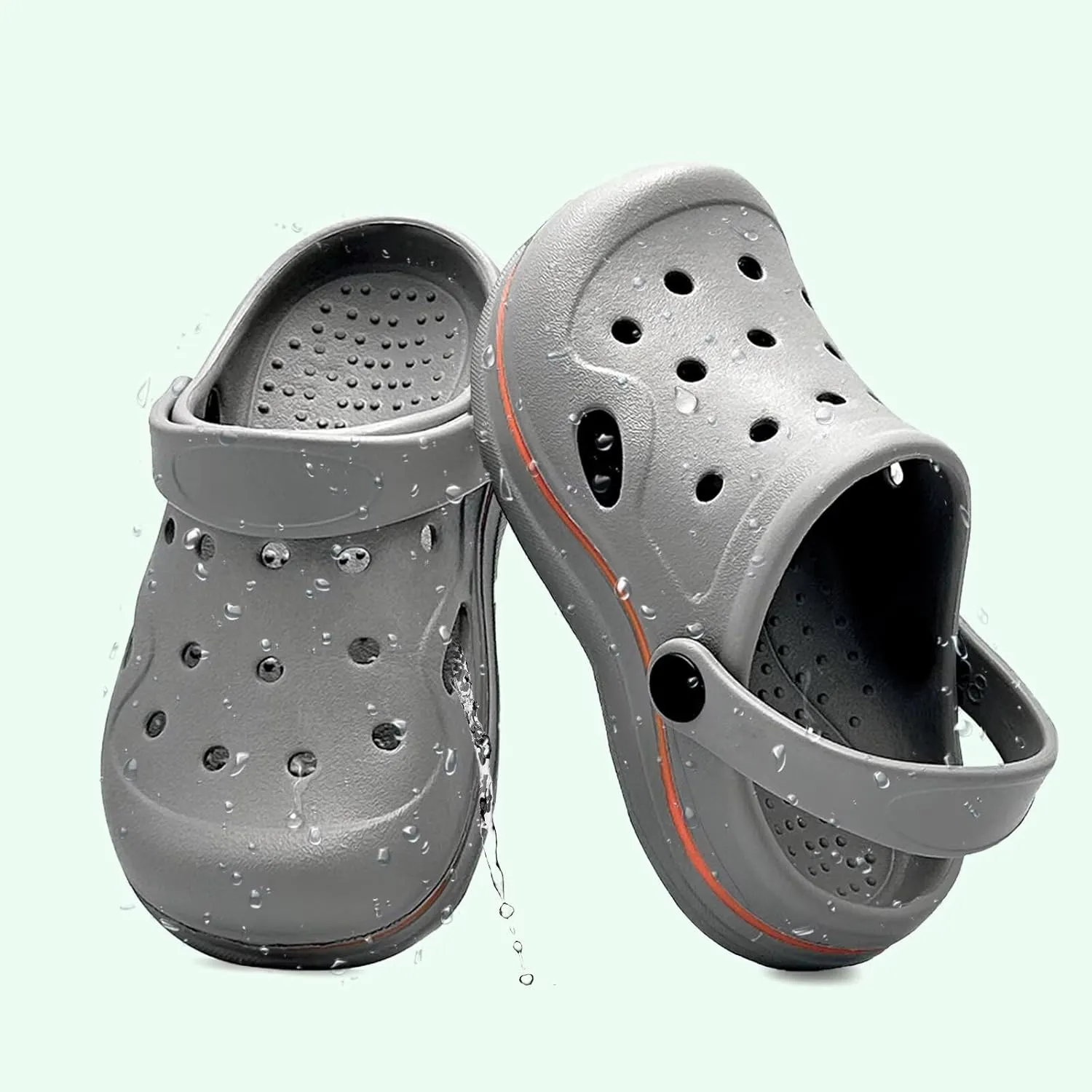 Toddler Girls Boys Clogs Classic Garden Shower Beach Pool Swim Slip on Sandals Slides Children Kid Cute Water Shoes