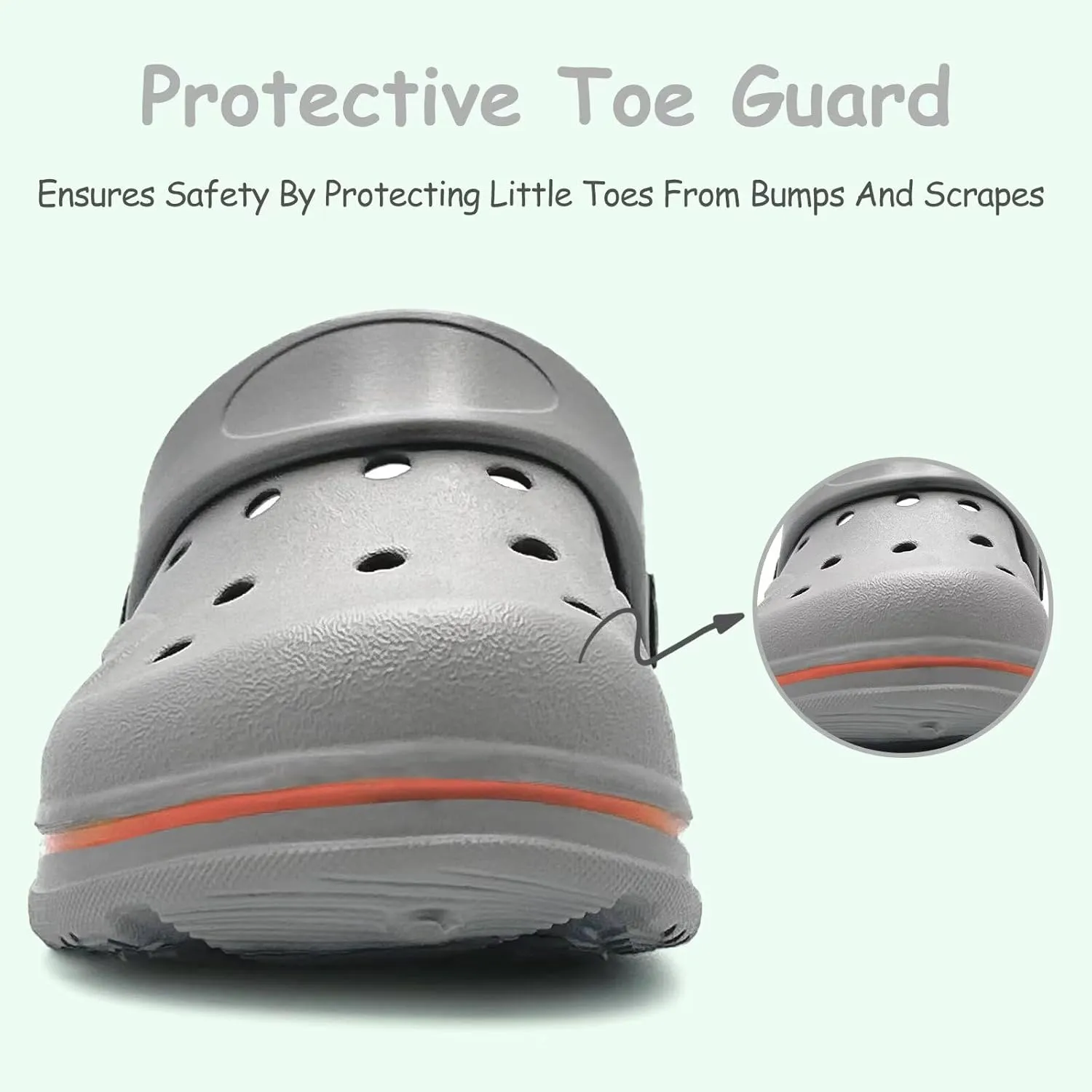 Toddler Girls Boys Clogs Classic Garden Shower Beach Pool Swim Slip on Sandals Slides Children Kid Cute Water Shoes