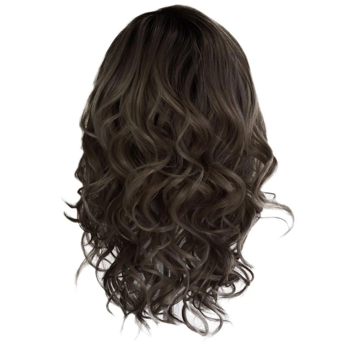 Toni Brattin Beachy Wave Wig - Shoulder Length Layered Waves & Airy Textured Ends - Heat-Friendly Synthetic Fiber Looks & Feels like Natural Hair - Adjustable & Comfortable (Dark Brown, Regular)